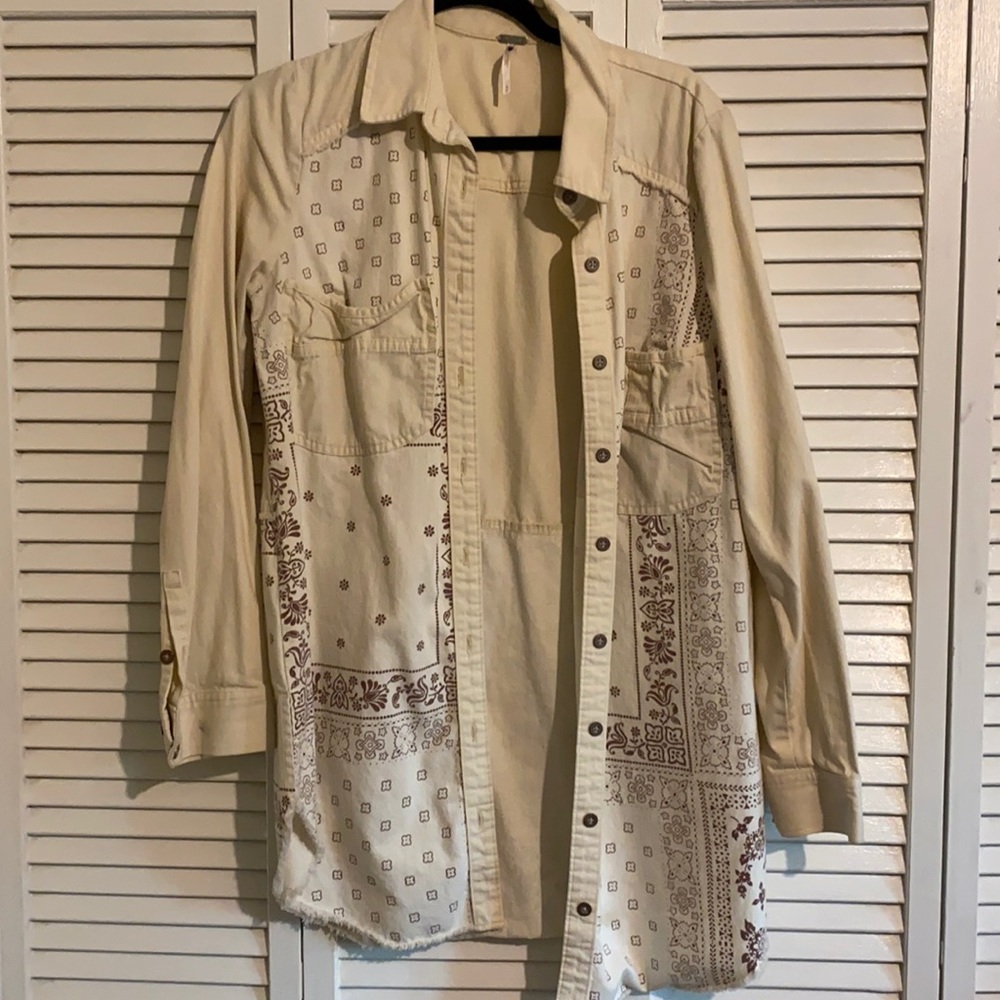 Free people button up